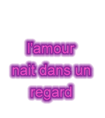 l'amour nait dans un regard
